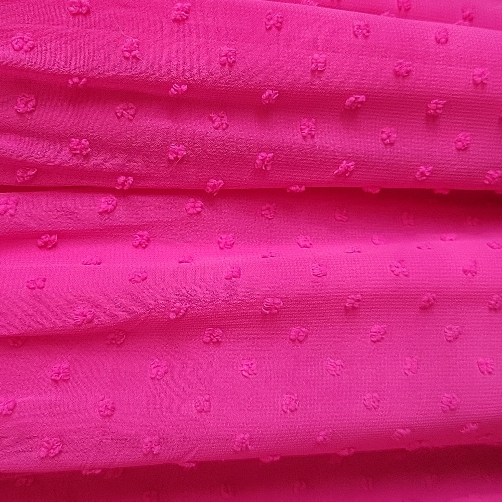 Warehouse Bright Pink Ruffled Dress - Picture 4 of 9
